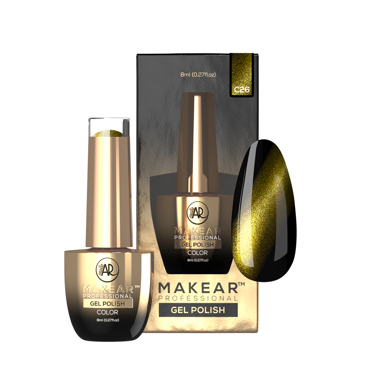 MAKEAR Makear Hybrid-Nagellack C26 Cat Eye 8 ml — Inhaltsstoffe und Bewertung