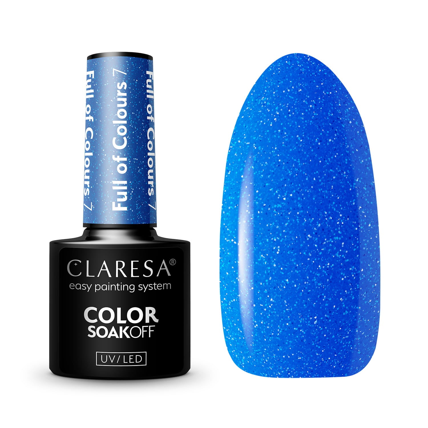 Claresa - Lakier hybrydowy Full Of Colours 7 -5g