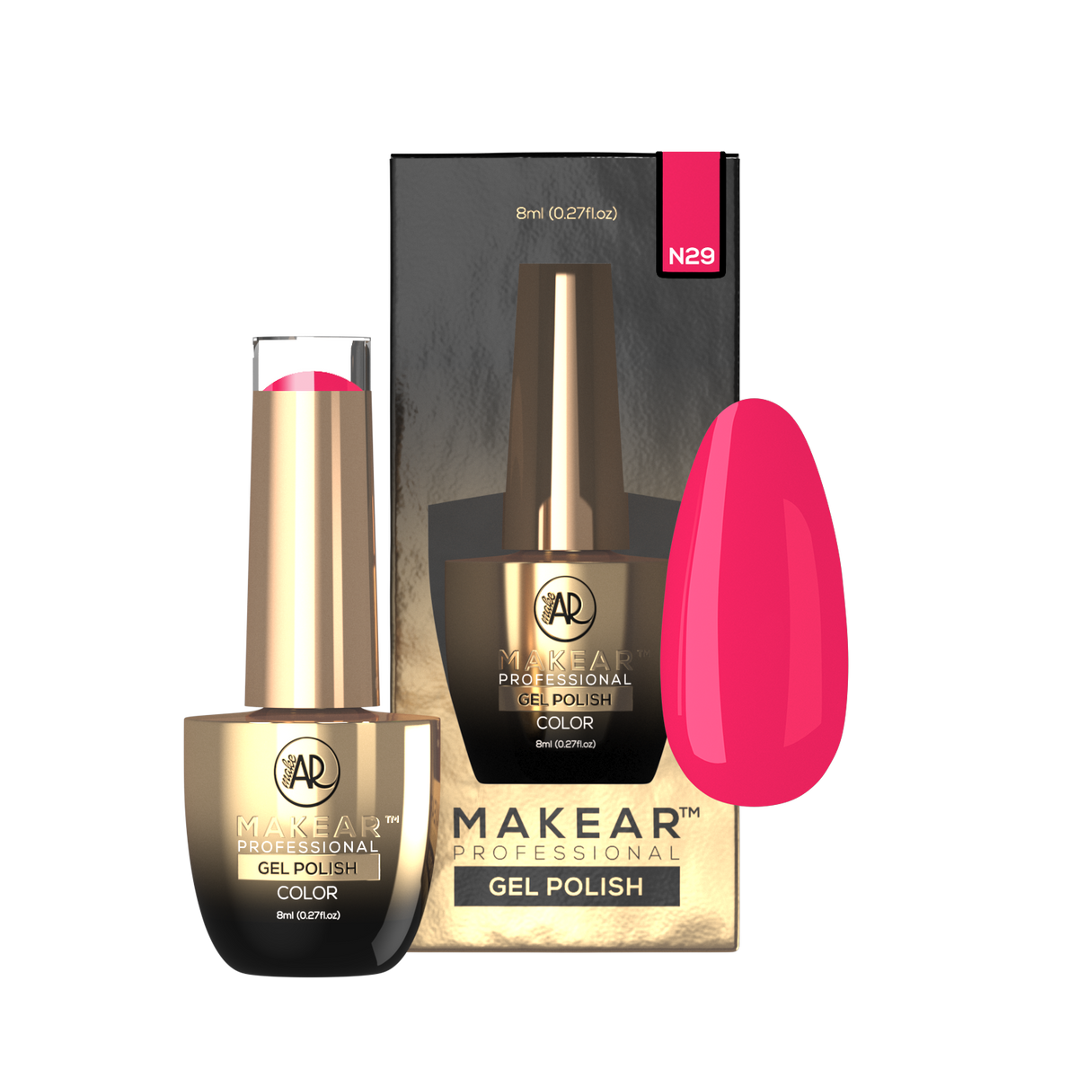 MAKEAR Makear Hybrid-Nagellack N29 Neon 8 ml — Inhaltsstoffe und Bewertung