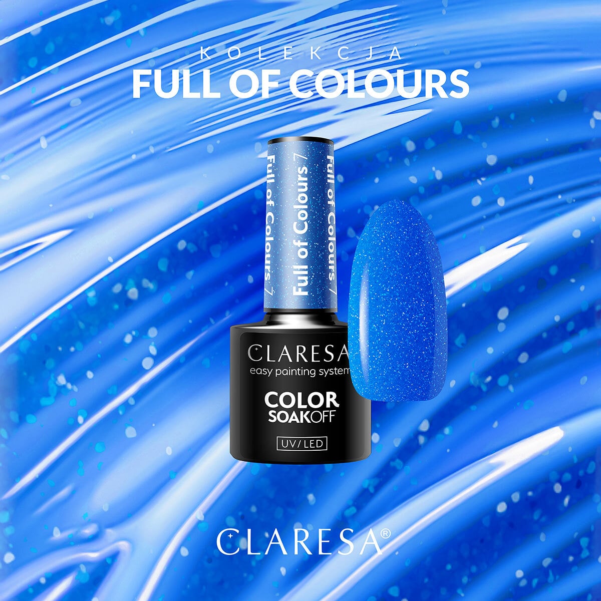 Claresa - Lakier hybrydowy Full Of Colours 7 -5g