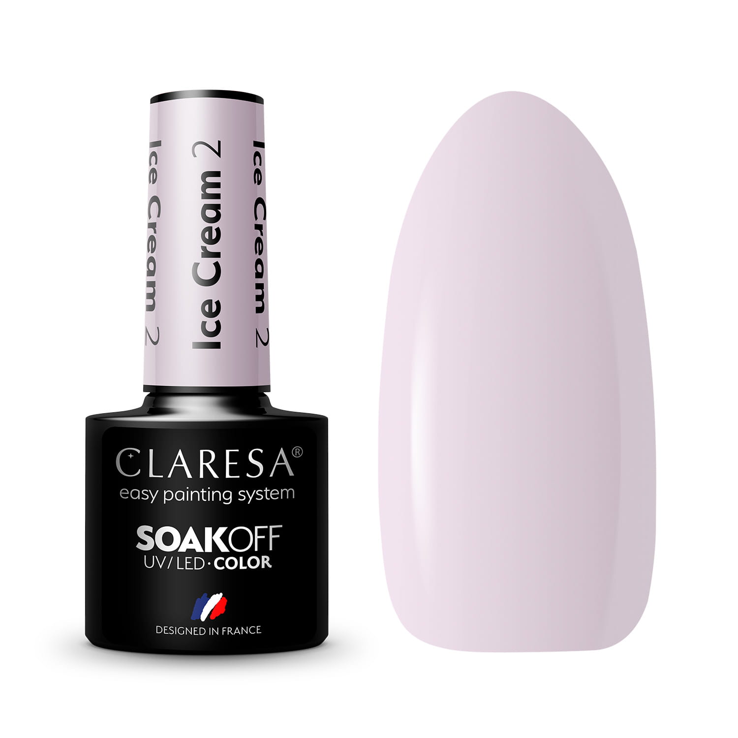 Claresa - Lakier hybrydowy Ice Cream 2 -5g
