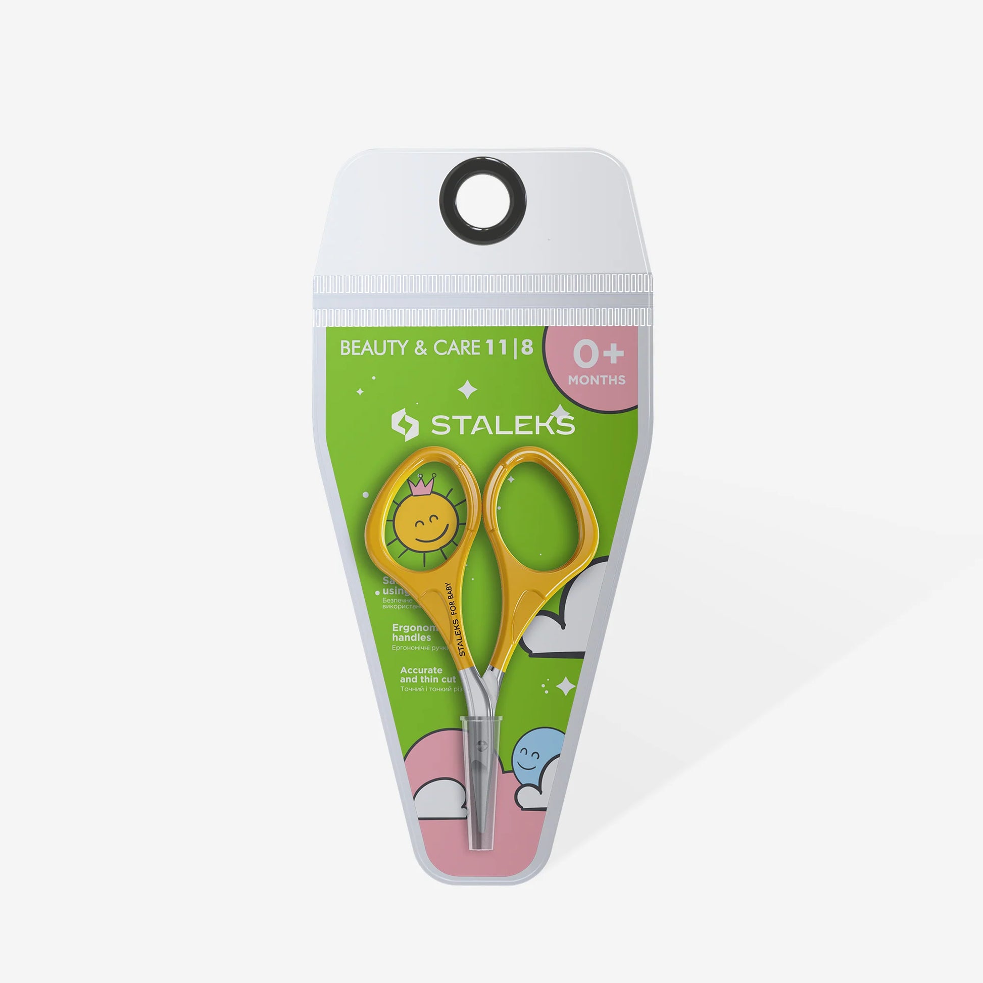 Staleks Nożyczki Do Paznokci Dla Dzieci 0+ Żółte Beauty & Care 11 Type 8