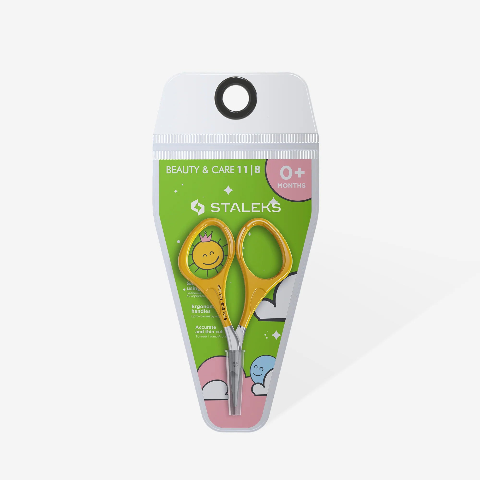 Staleks Nożyczki Do Paznokci Dla Dzieci 0+ Żółte Beauty & Care 11 Type 8