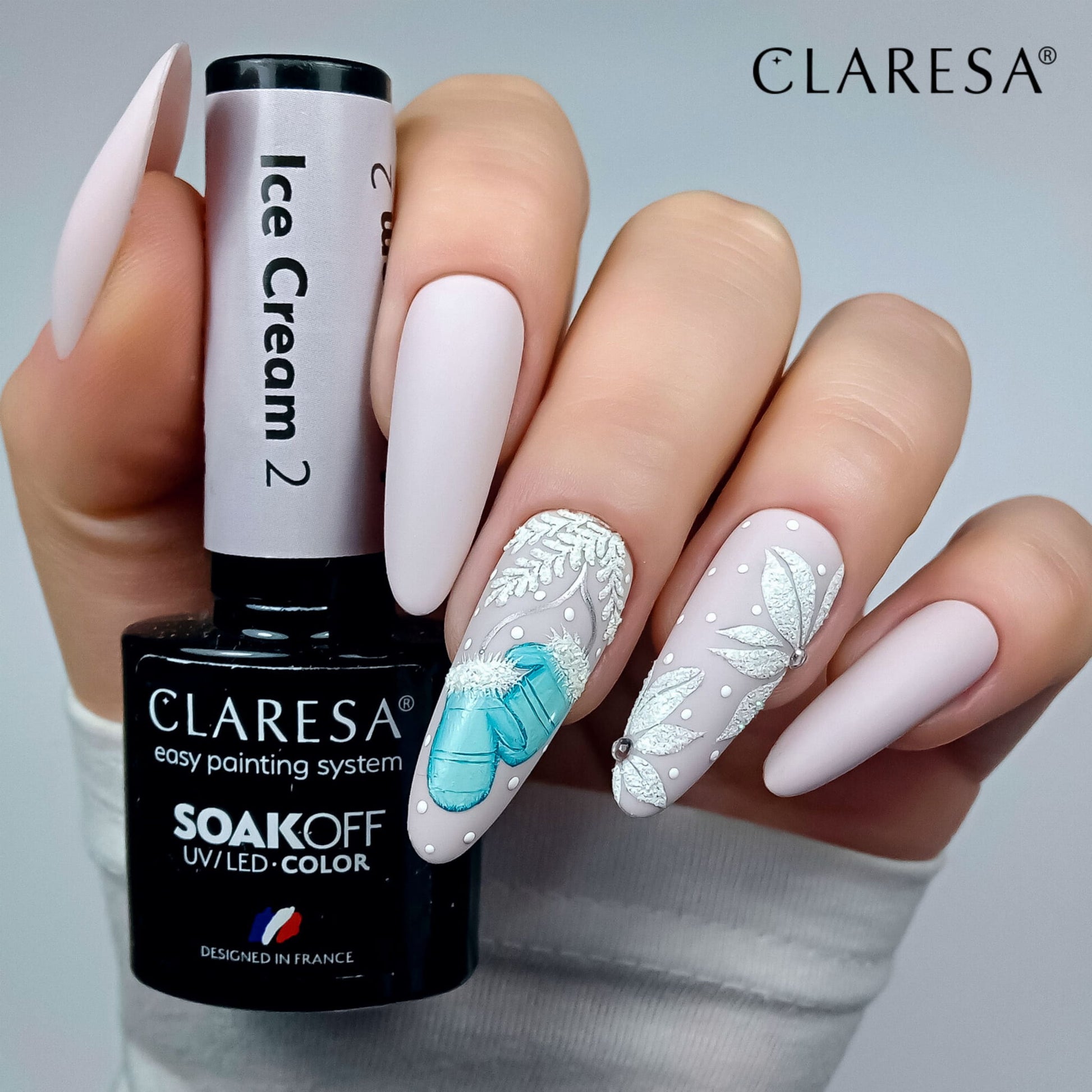 Claresa - Lakier hybrydowy Ice Cream 2 -5g