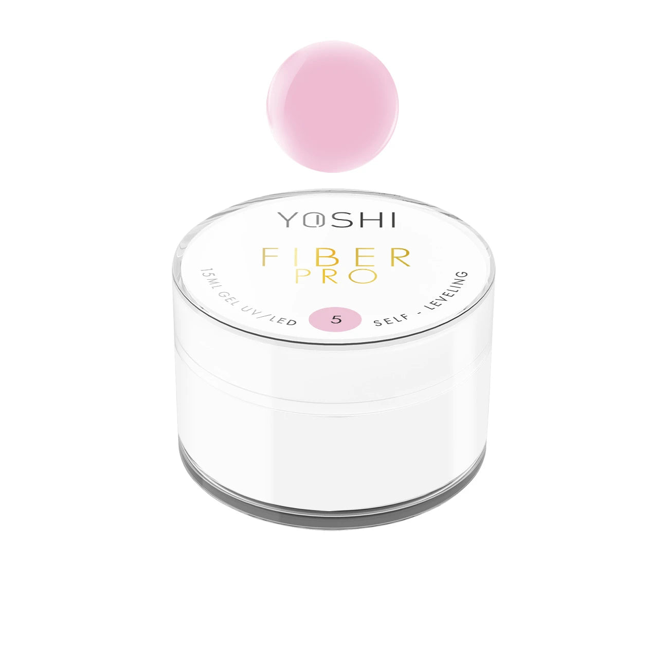 Yoshi - Żel Samopoziomujący Fiber PRO Gel UV LED No 5 50ml