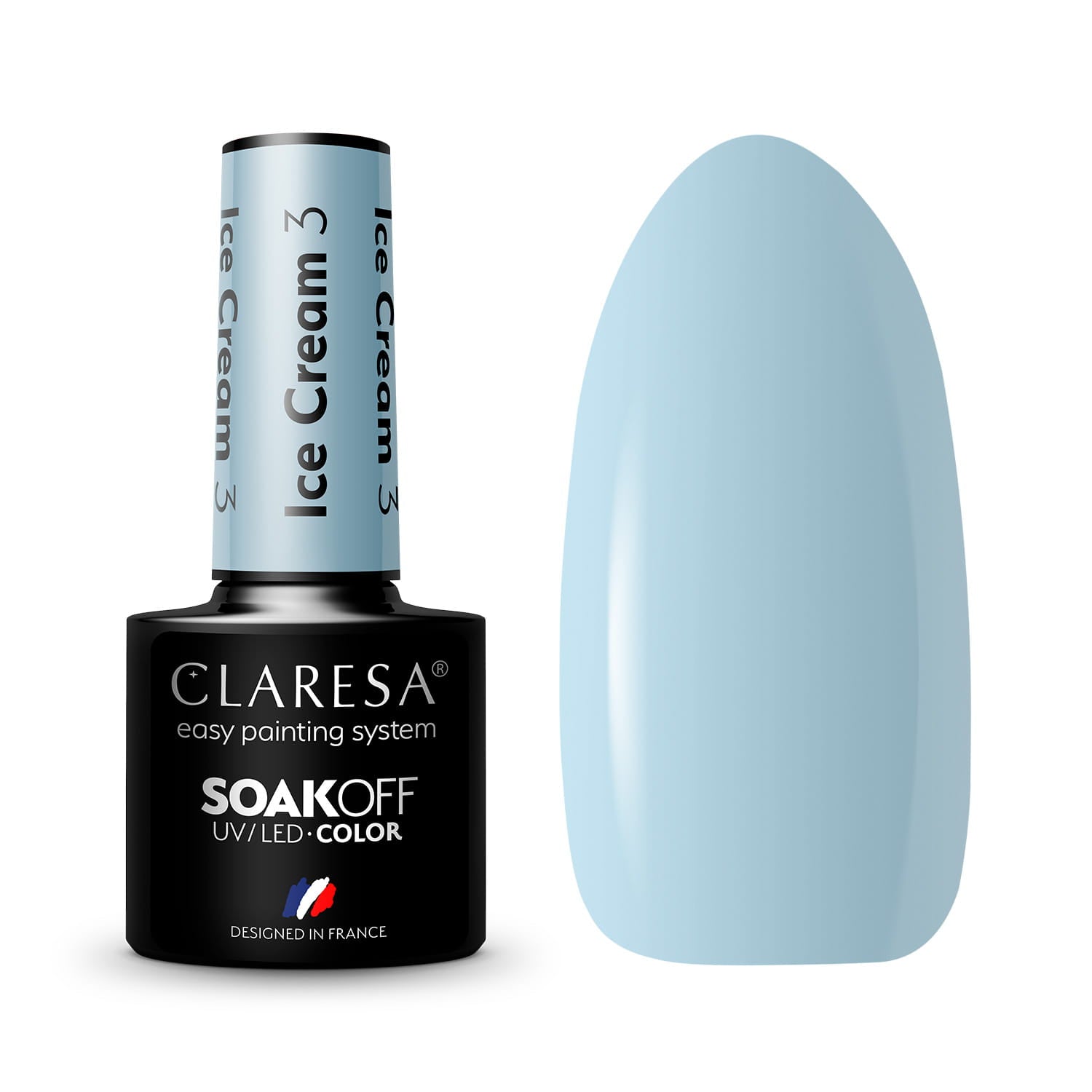 Claresa - Lakier hybrydowy Ice Cream 3 -5g