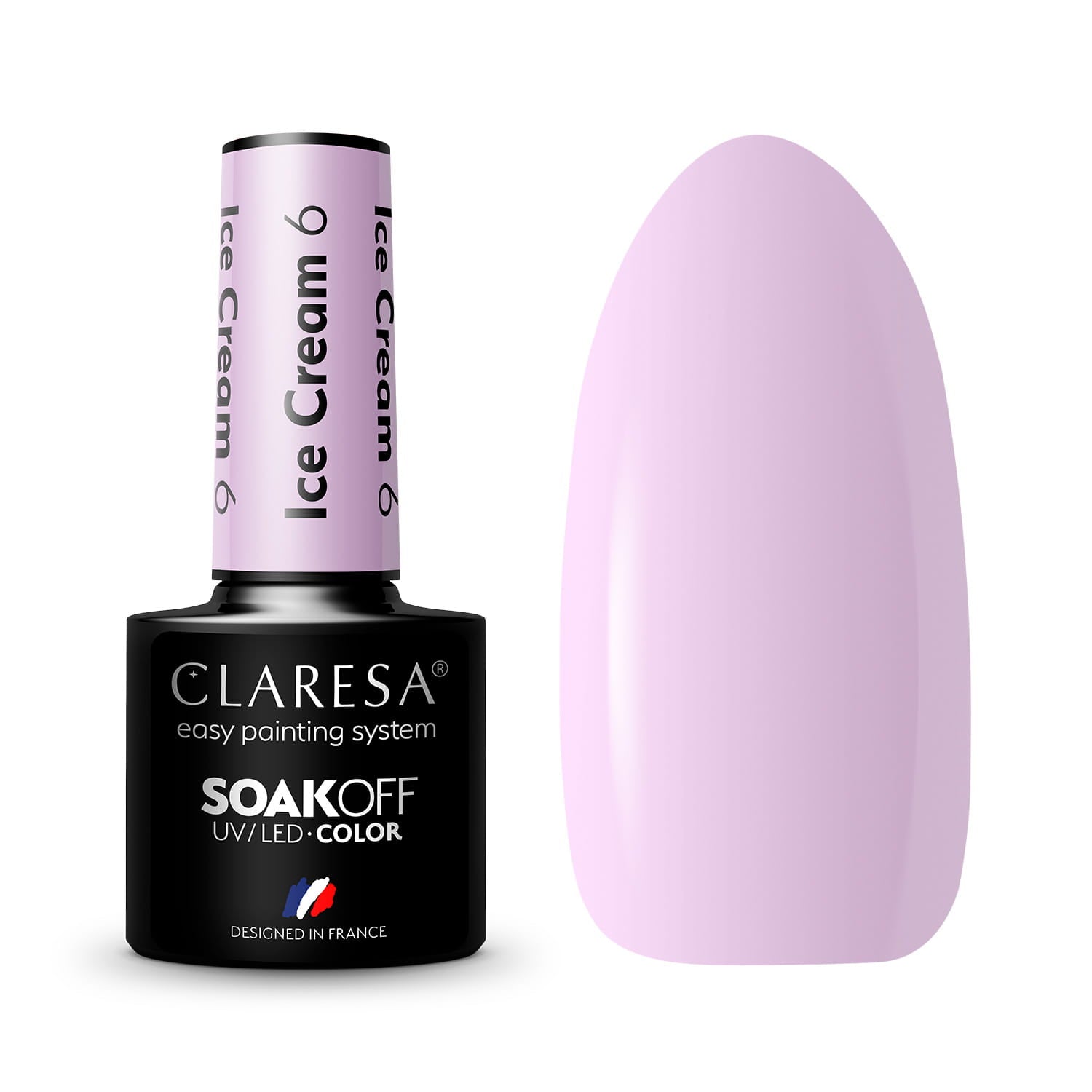 Claresa - Lakier hybrydowy Ice Cream 6 -5g