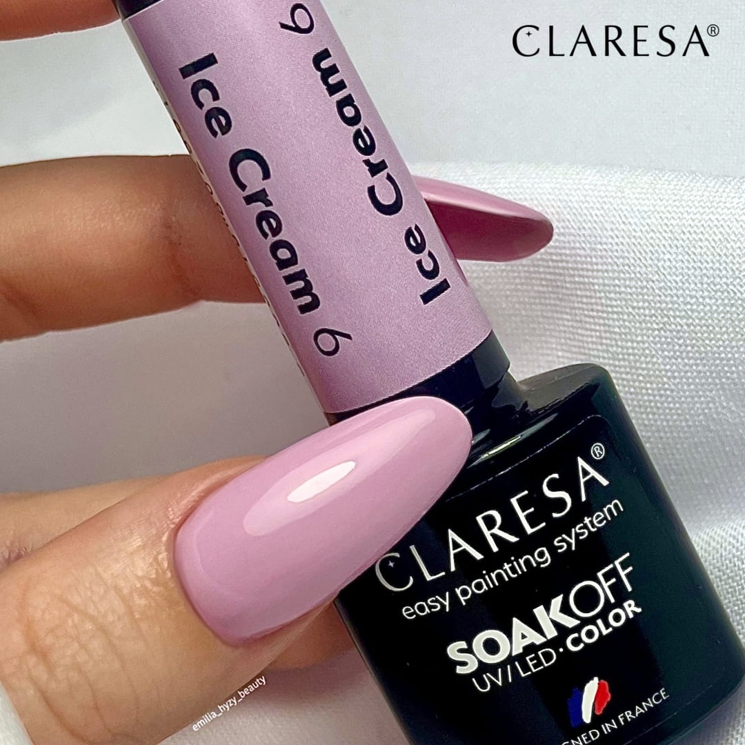 Claresa - Lakier hybrydowy Ice Cream 6 -5g