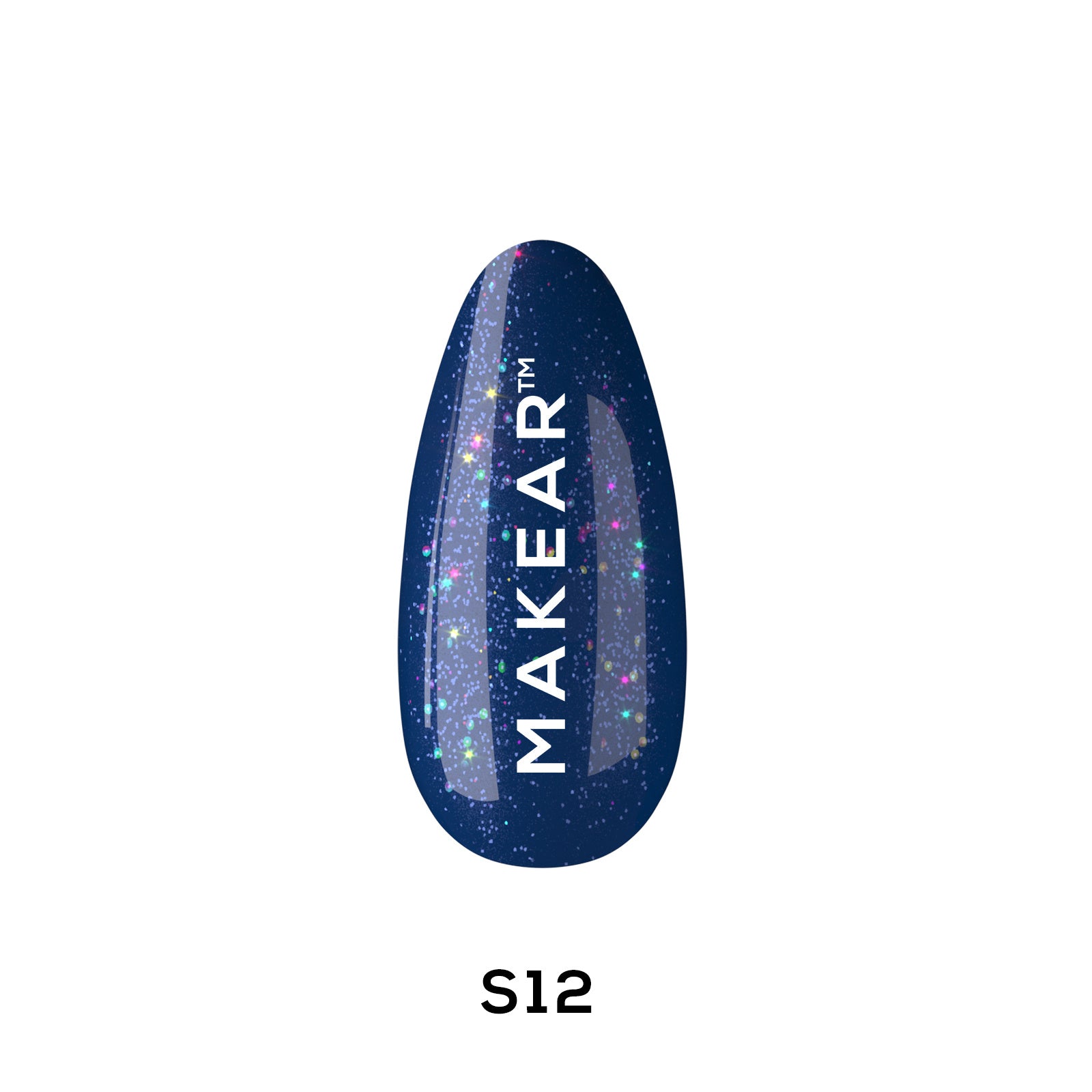 Makear Lakier Hybrydowy S12 Diamond 8 ml