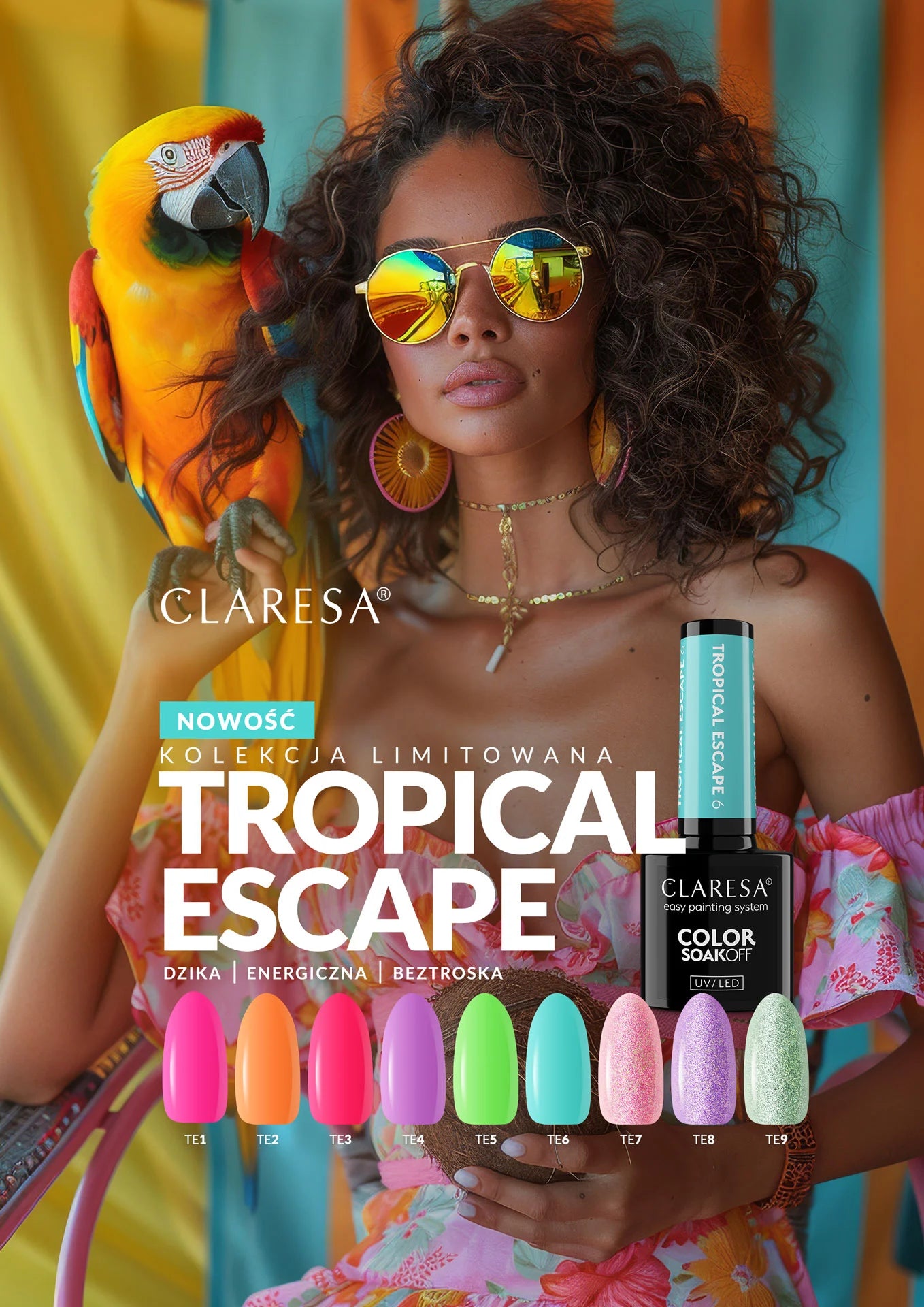Claresa - Lakier Hybrydowy Tropical Escape 2 5g