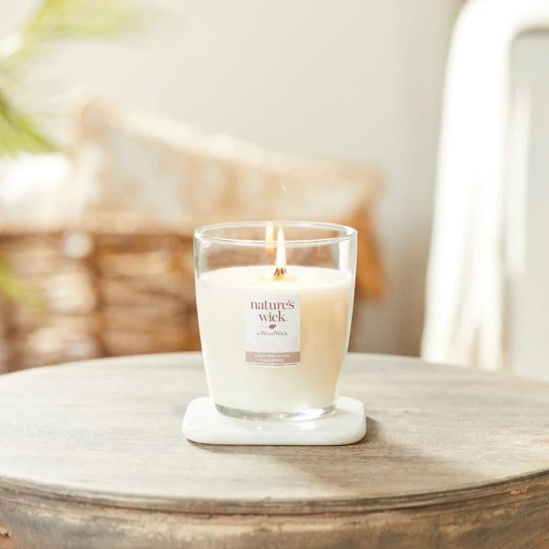 Yankee Candle Nature's Wick Świeca Średnia Cashmere Wool