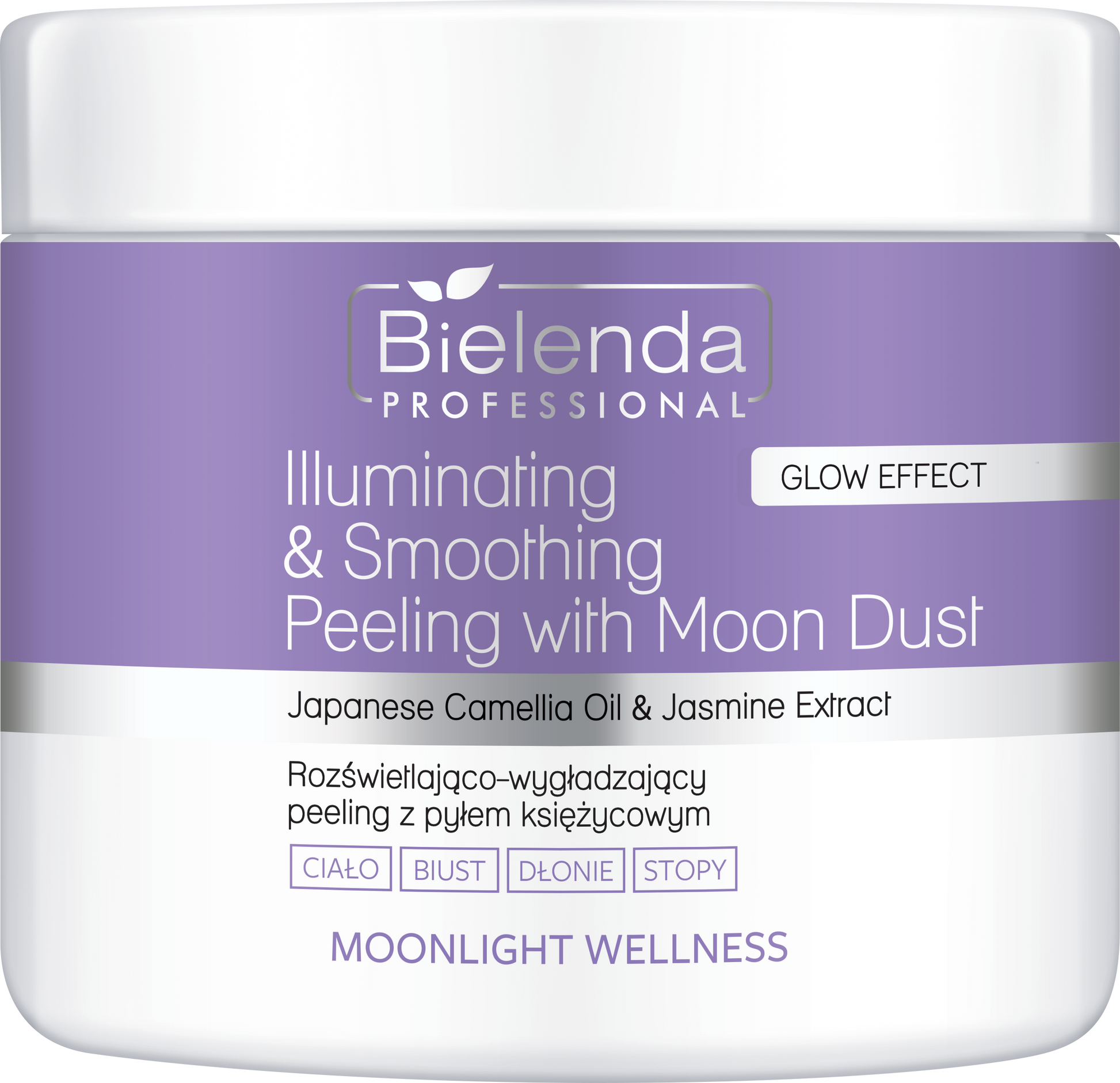 Bielenda Moonlight Wellnes Rozświetlająco-Wygładzający Peeling Z Pyłem Księżycowym, 550g