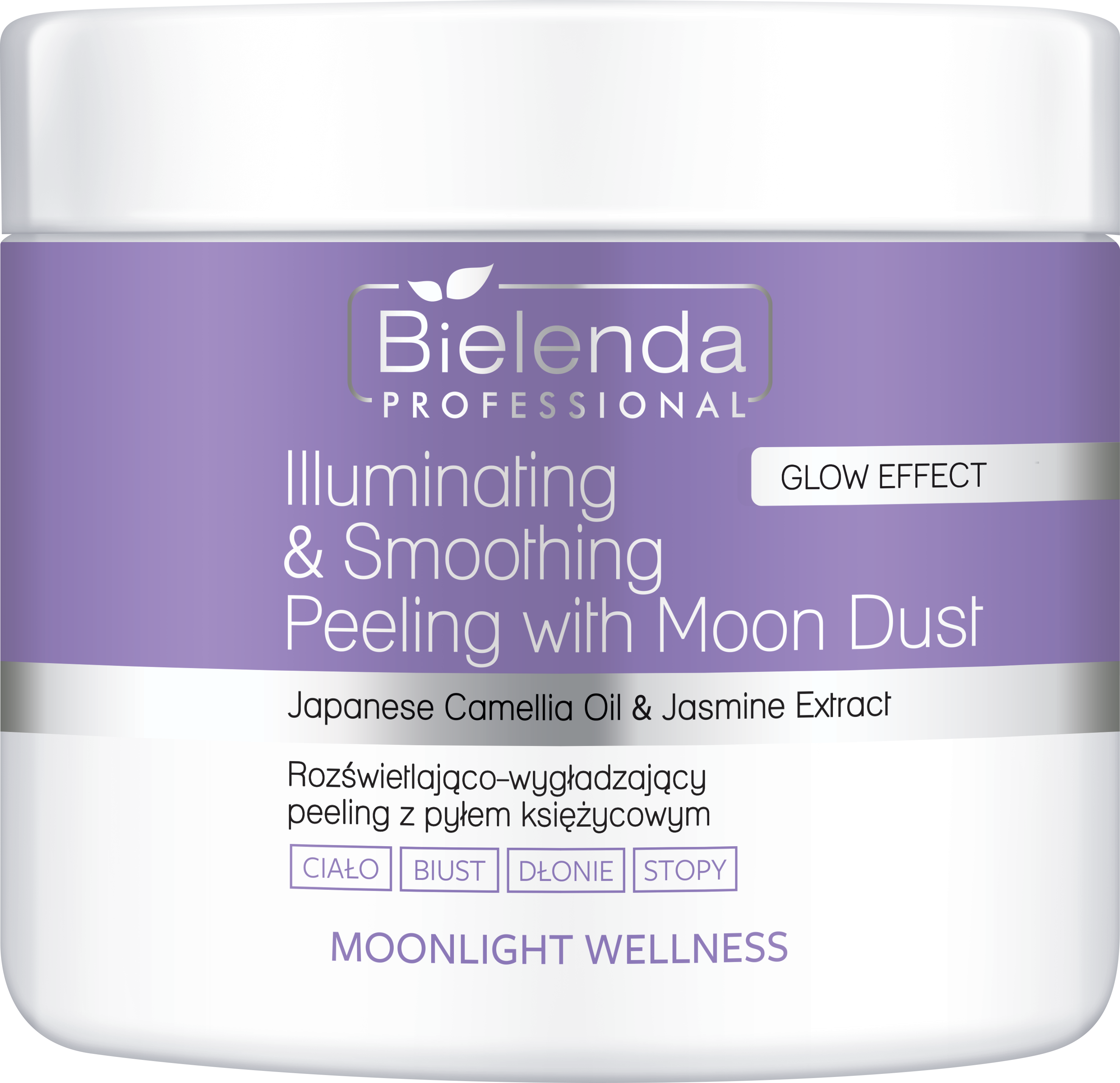 Bielenda Moonlight Wellnes Rozświetlająco-Wygładzający Peeling Z Pyłem Księżycowym, 550g