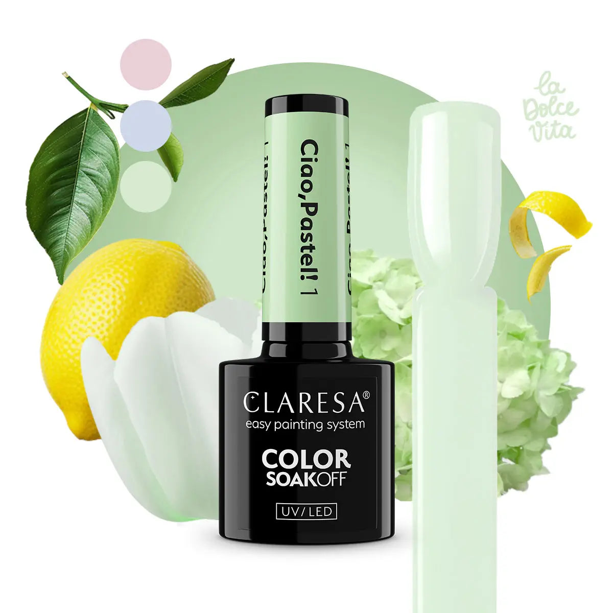 Claresa Lakier Hybrydowy Ciao,Pastel! 1 5g
