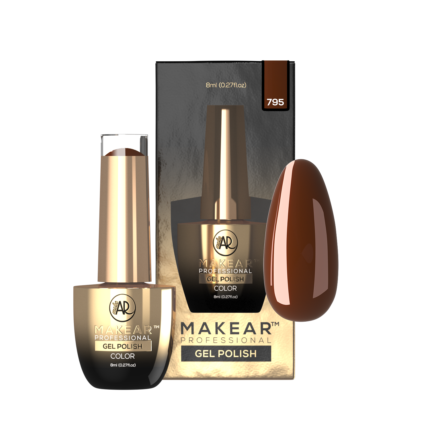 Makear Lakier Hybrydowy 795 Te Quiero 8 ml