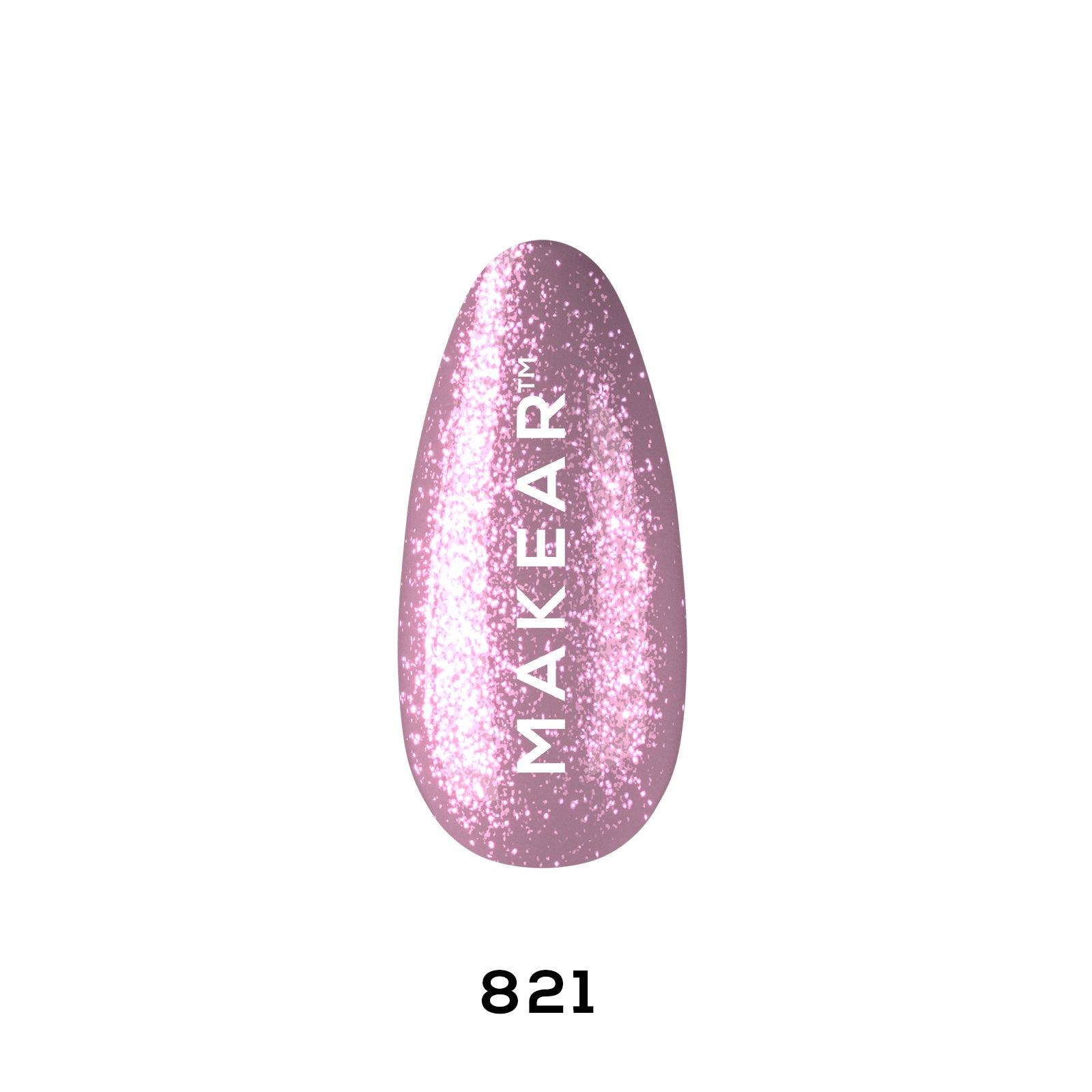 Makear Lakier Hybrydowy 821 Premium Glitter 8 ml