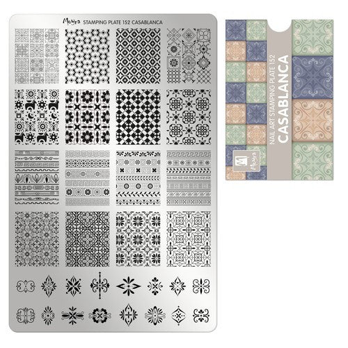 Moyra Komplet Szablon + Płytka 152 Casablanca