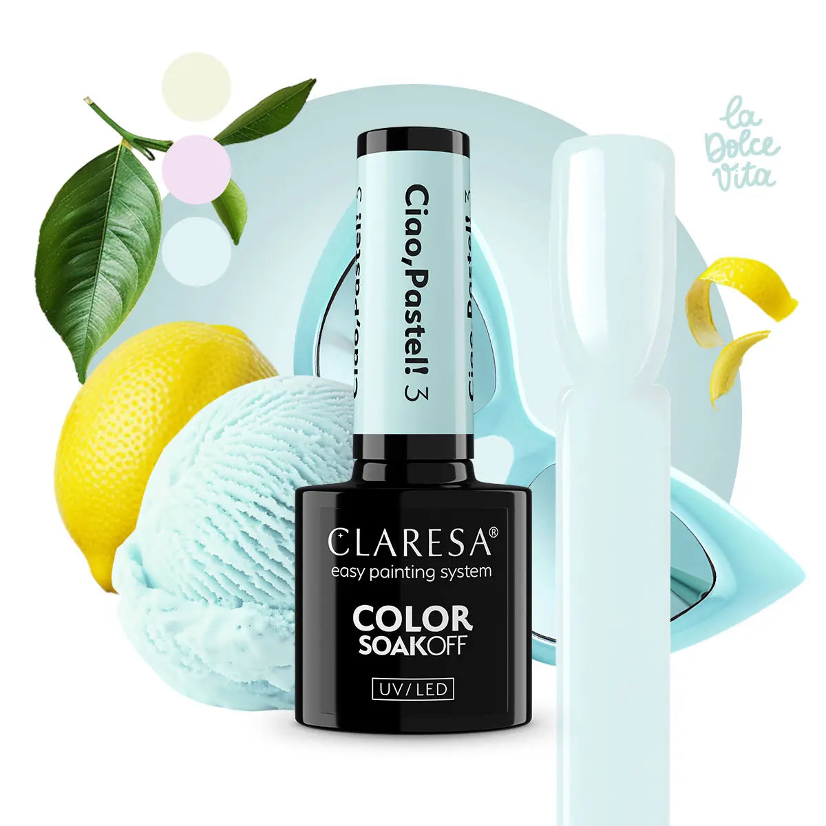 Claresa Lakier Hybrydowy Ciao,Pastel! 3 5g