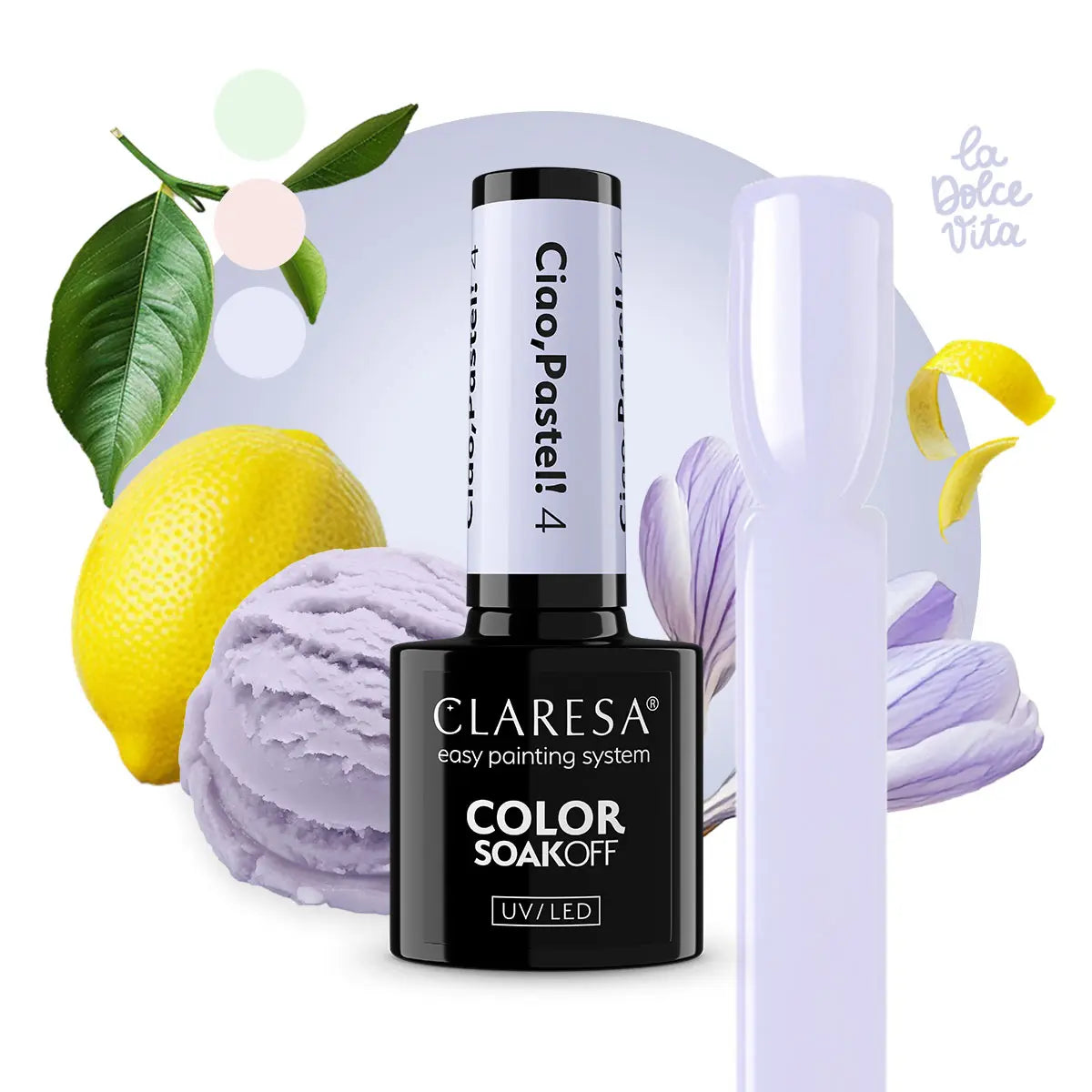 Claresa Lakier Hybrydowy Ciao,Pastel! 4 5g