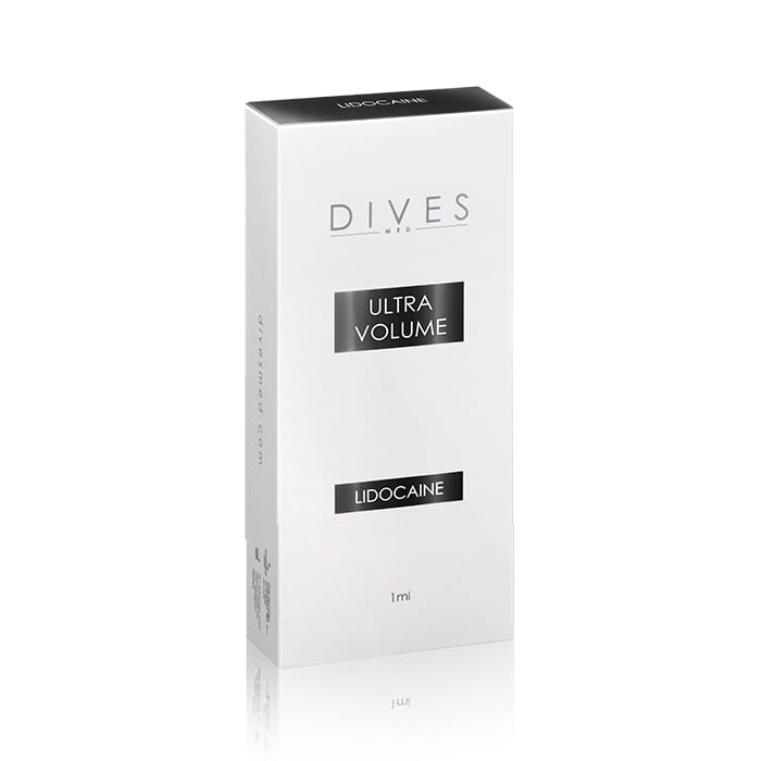 Dives Med Ultra Volume Lidocaine Preparat Wypełniający Do Korekcji Głębokich Zmarszczek Oraz Wolumetrii Twarzy 1ml