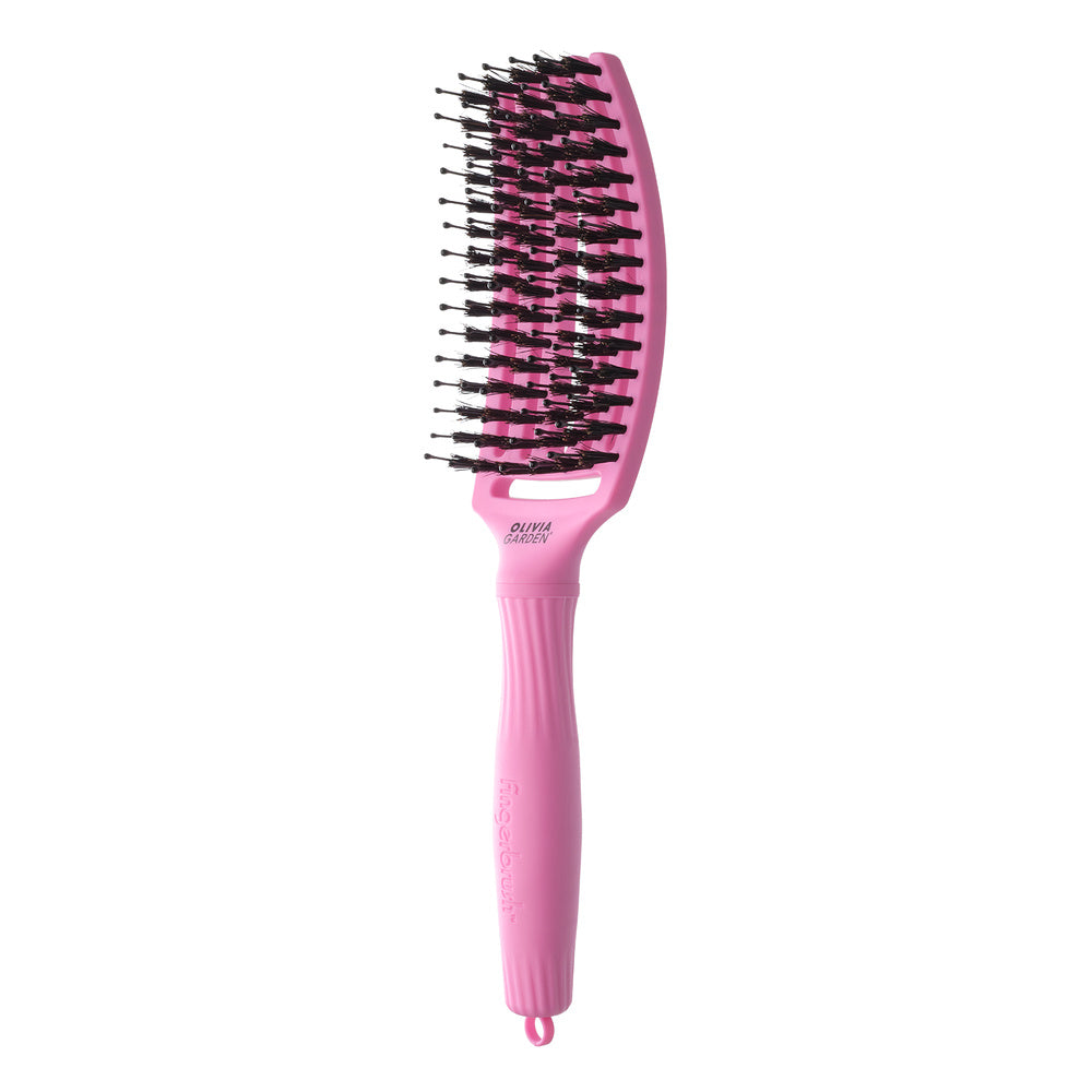 Olivia Garden Szczotka Do Włosów Fingerbrush Combo Medium Pink Tokyo Do Rozczesywania Włosów Amazonki Róż Po Zdrowie