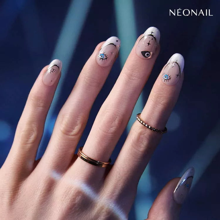 NeoNail Naklejki Na Paznokcie Boho Silver