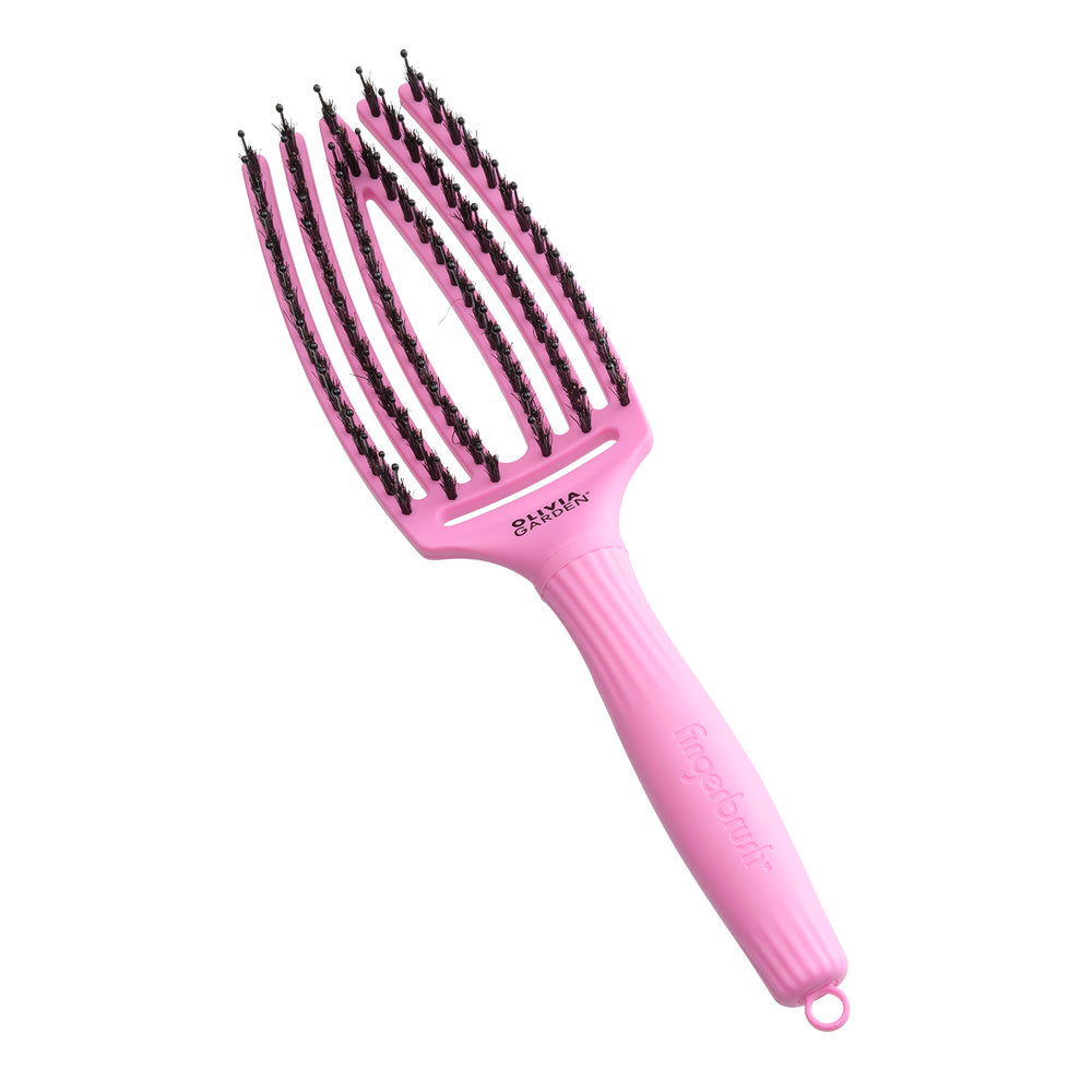 Olivia Garden Szczotka Do Włosów Fingerbrush Combo Medium Pink Tokyo Do Rozczesywania Włosów Amazonki Róż Po Zdrowie