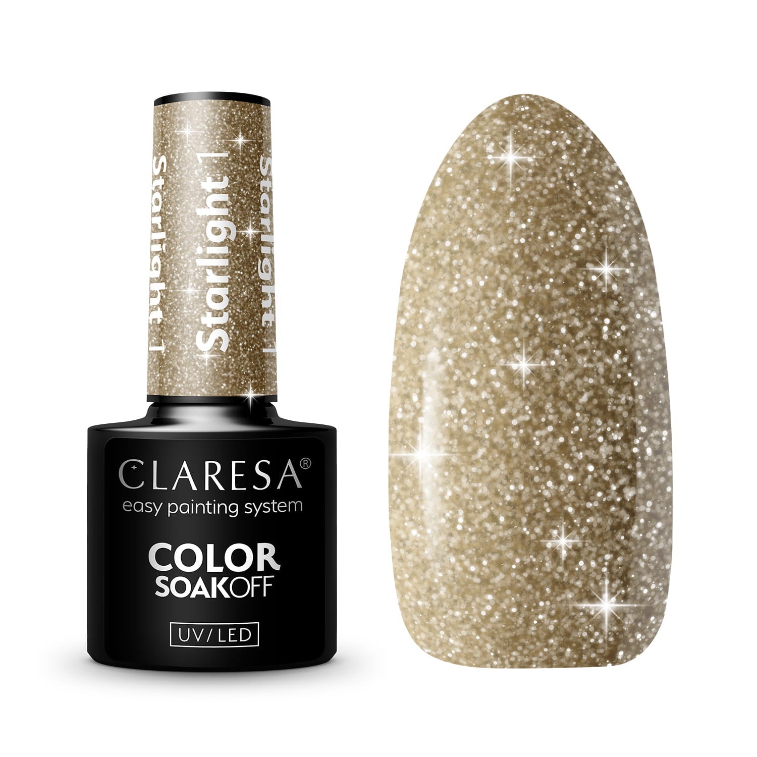 Claresa - Lakier Hybrydowy Starlight 1 -5g