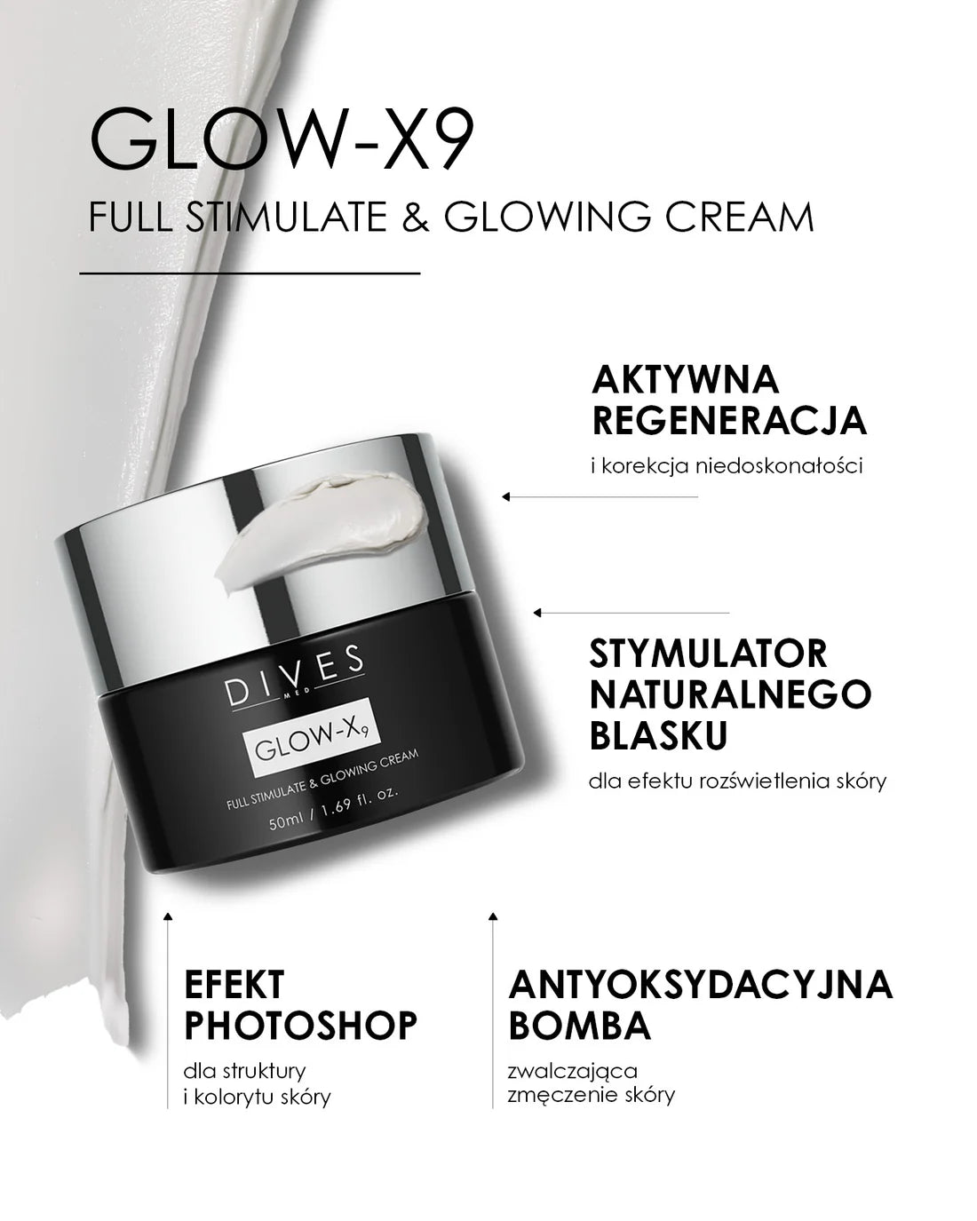 Dives Glow X9 - Full Stimulate & Glowing Cream 50ml