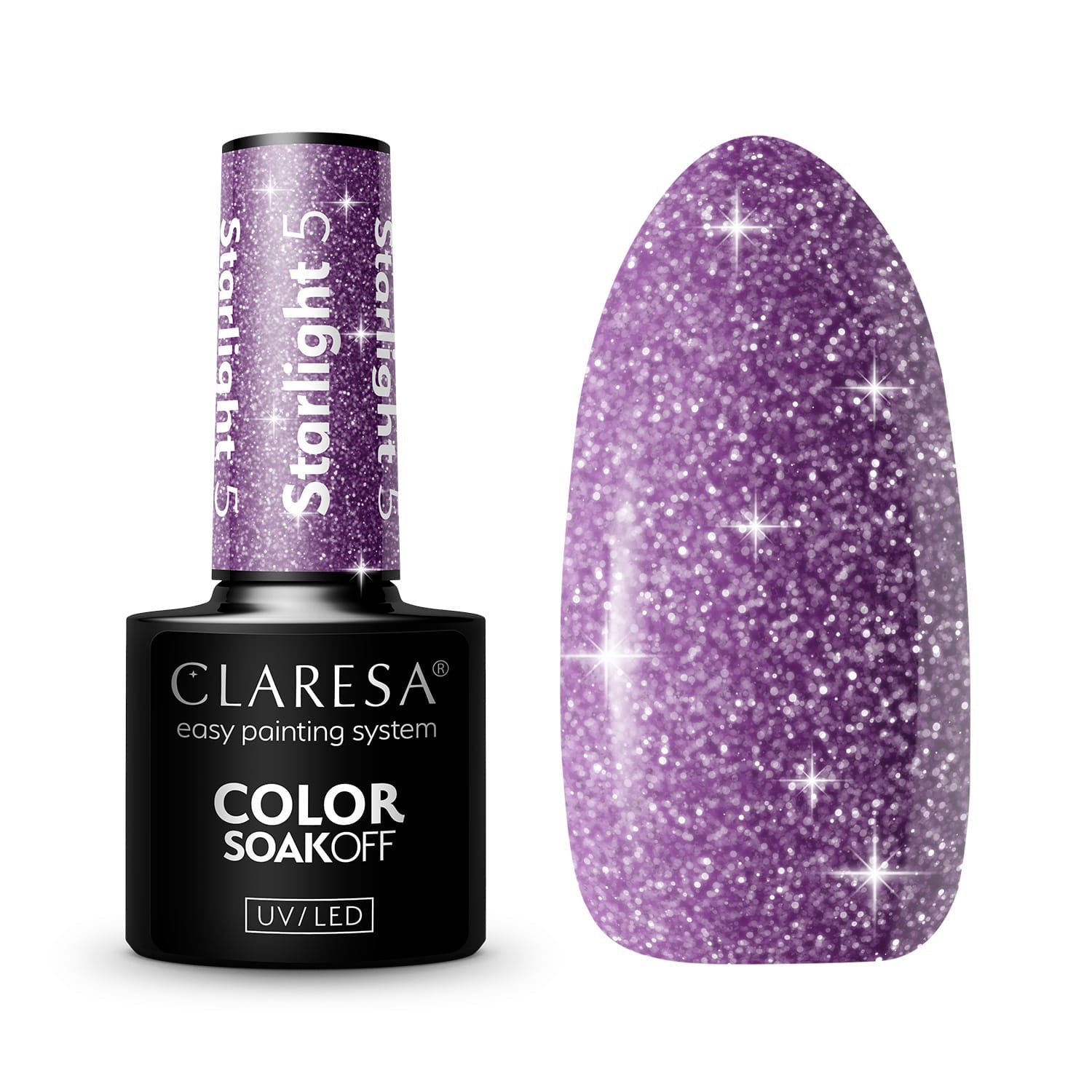 Claresa - Lakier Hybrydowy Starlight 5 -5g
