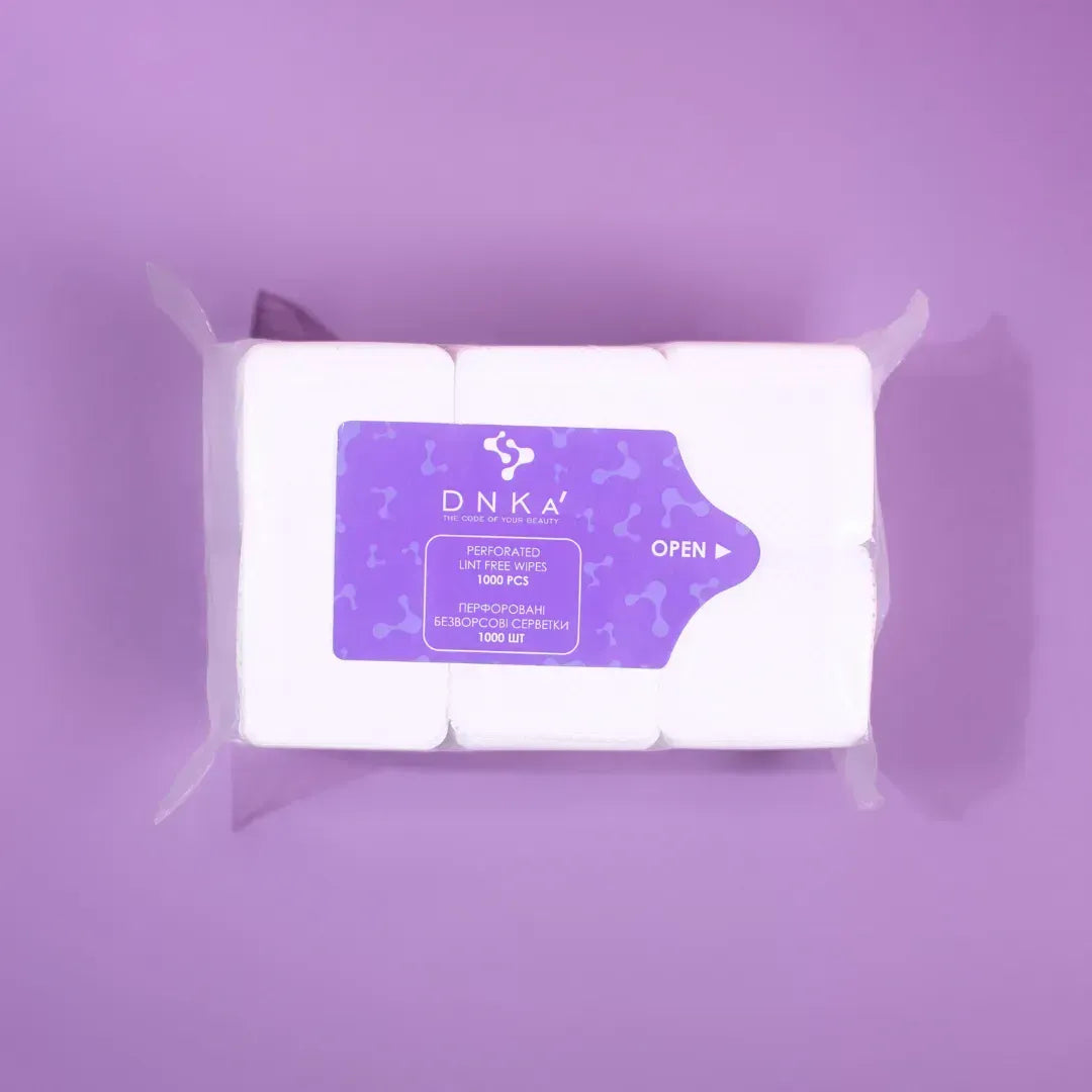 Dnka' Perforated Lint-Free Wipes Waciki Bezpyłowe 1000 Szt.