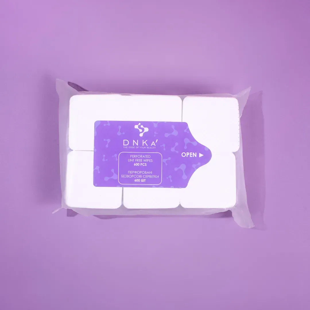 Dnka' Perforated Lint-Free Wipes Waciki Bezpyłowe 600 Szt.