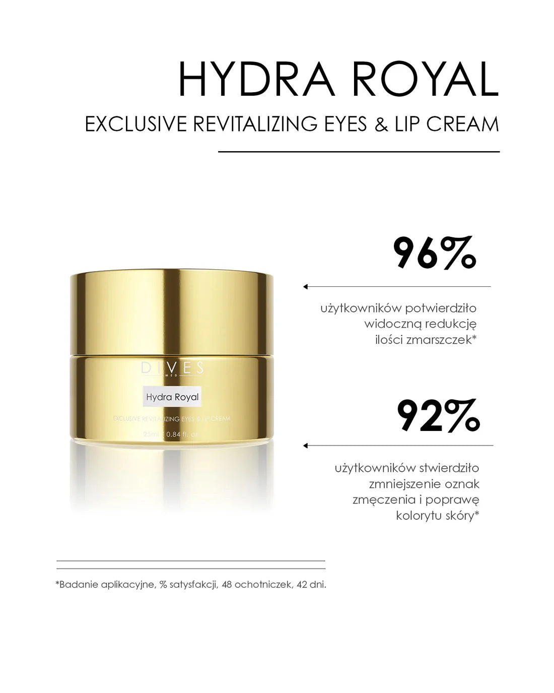 Dives Hydra Royal - Exclusive Revitalizing Eyes & Lip Cream 25ml