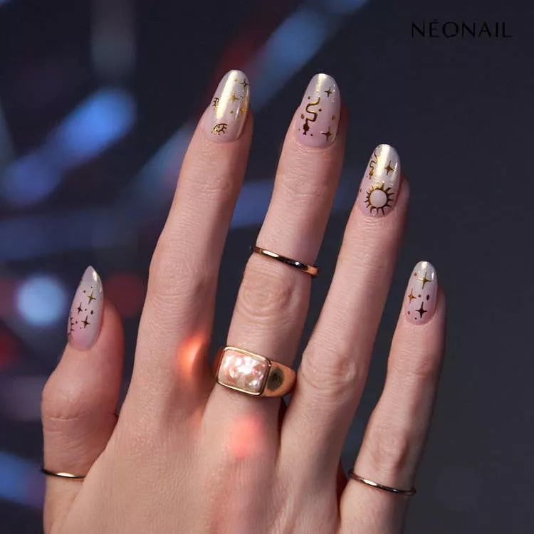 NeoNail Naklejki Na Paznokcie Boho Gold