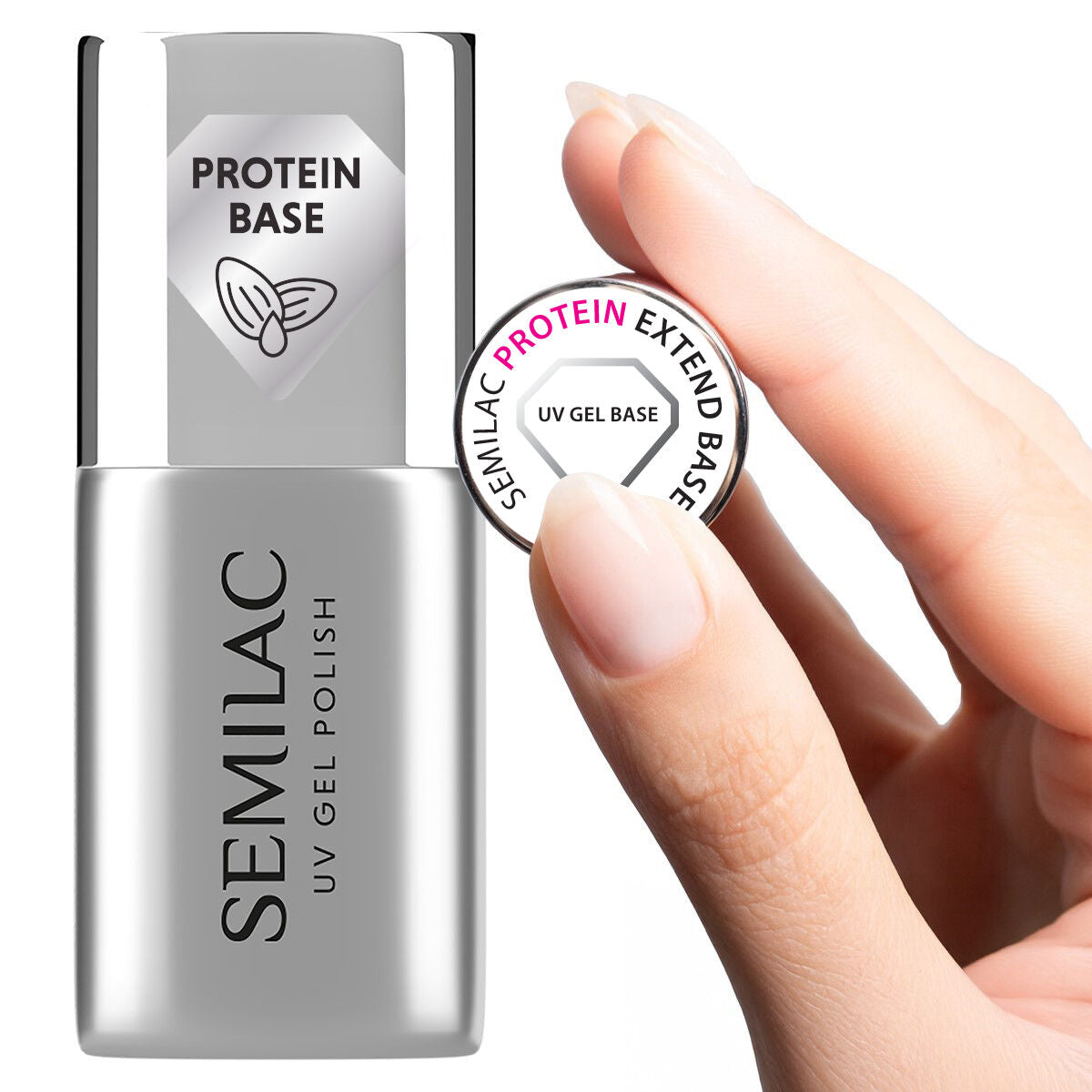 Semilac Baza Do Lakierów Hybrydowych I Żelowych Protein Extend Base 11 Ml