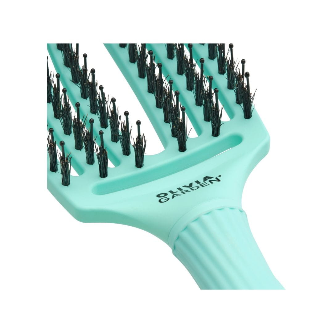 Olivia Garden Finger Brush Szczotka Do Włosów Combo M Mint