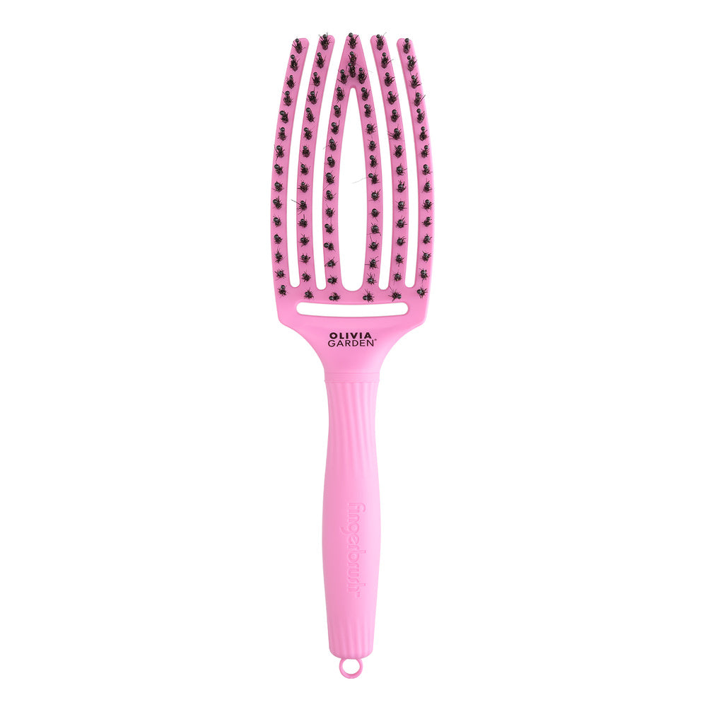 Olivia Garden Szczotka Do Włosów Fingerbrush Combo Medium Pink Tokyo Do Rozczesywania Włosów Amazonki Róż Po Zdrowie