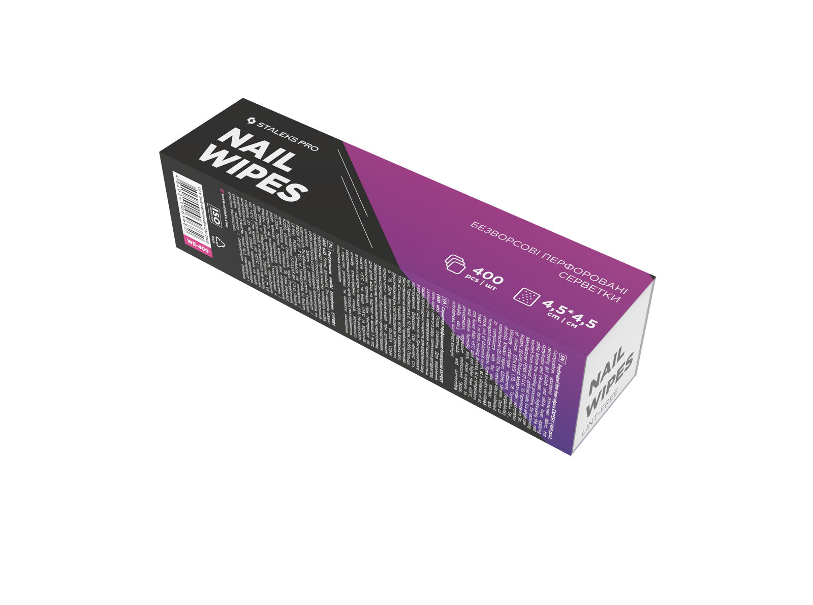Staleks Perforowane Waciki Bezpyłowe WE-400 400 Szt