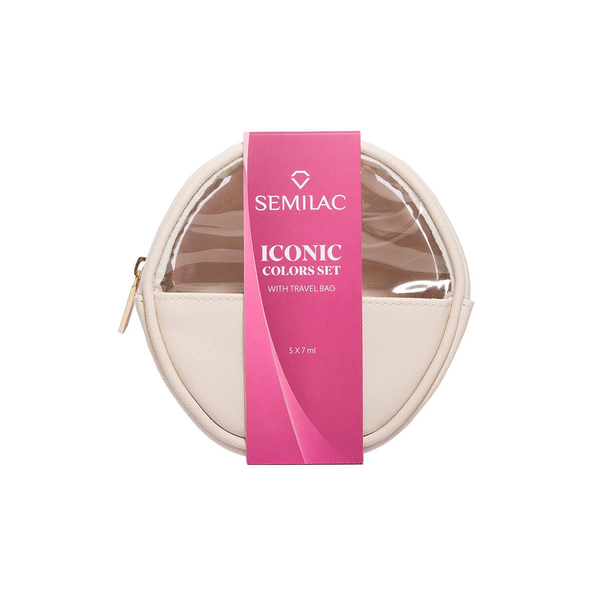 Semilac Zestaw Iconic Colors Set with a Travel Bag