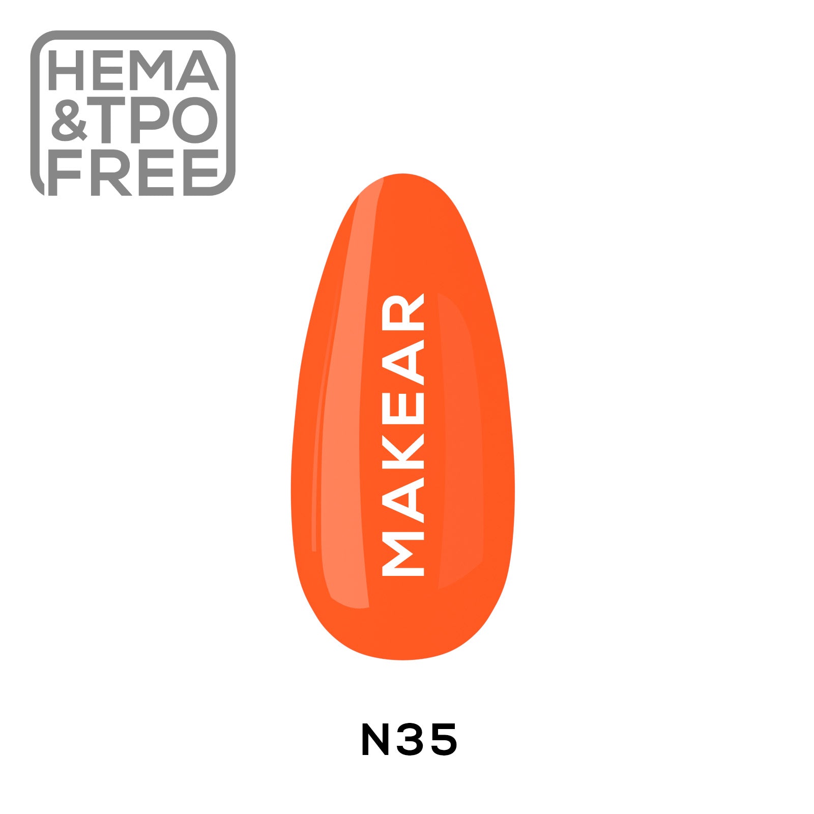 Makear Lakier Hybrydowy N35 Neon 8Ml