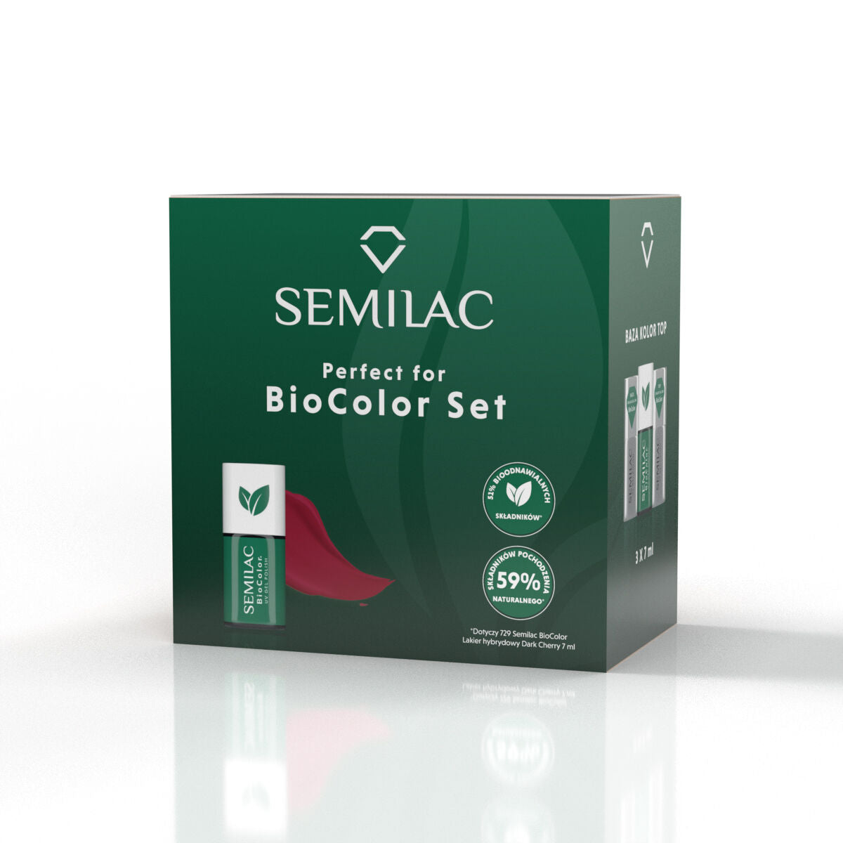 Semilac Zestaw BioColor Dark Cherry Set