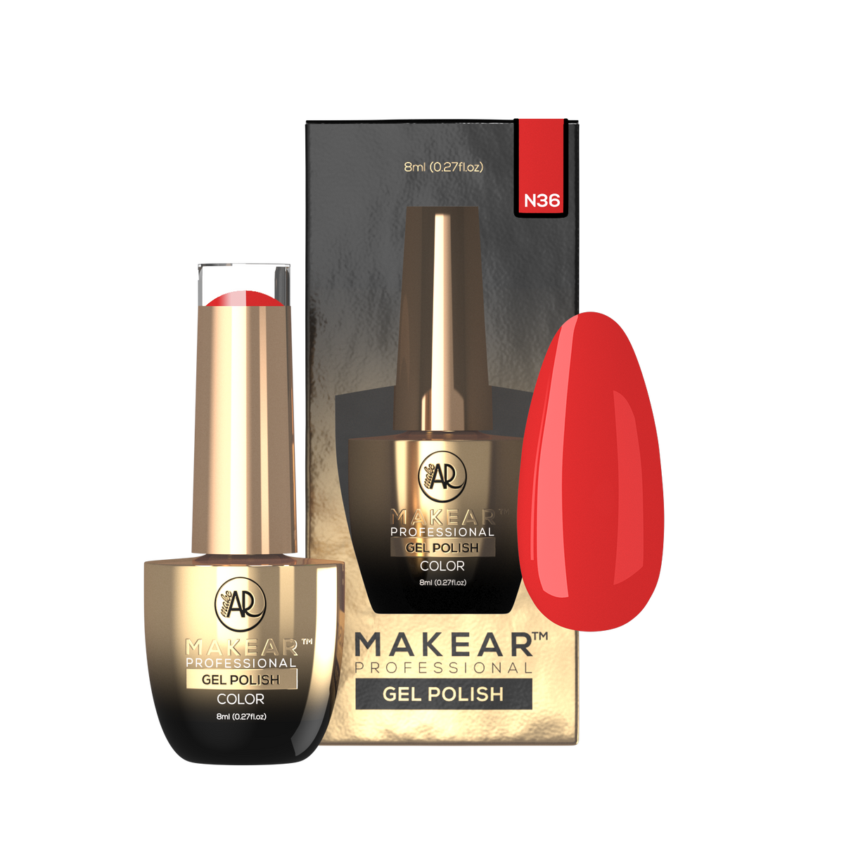 MAKEAR Makear Hybrid-Nagellack N36 Neon 8Ml — Inhaltsstoffe und Bewertung