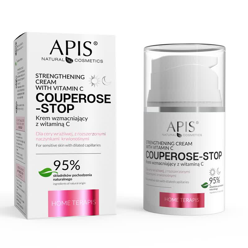 APIS Couperose-Stop Home Terapis Krem Wzmacniający Dla Cery Naczynkowej 50ml