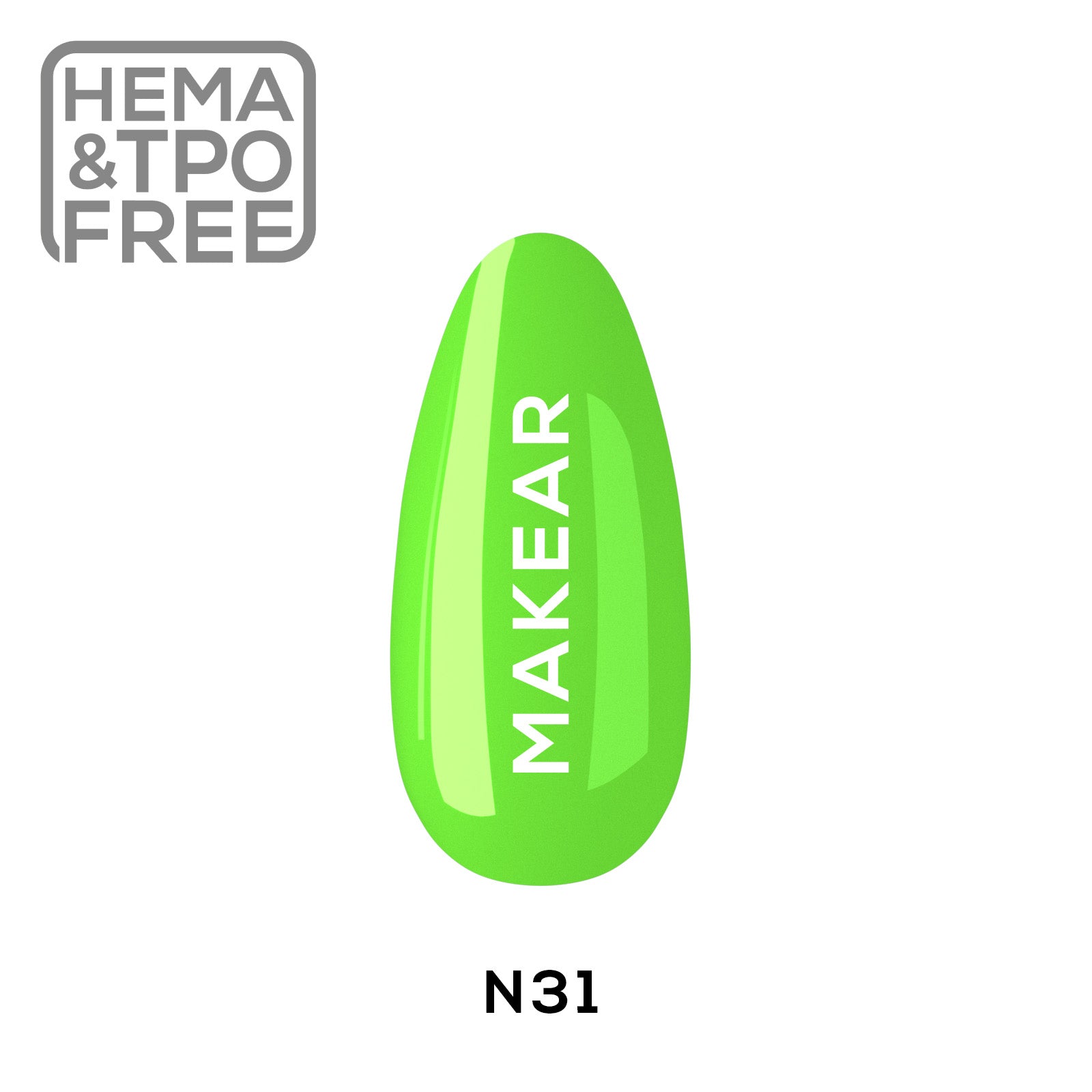 Makear Lakier Hybrydowy N31 Neon 8Ml