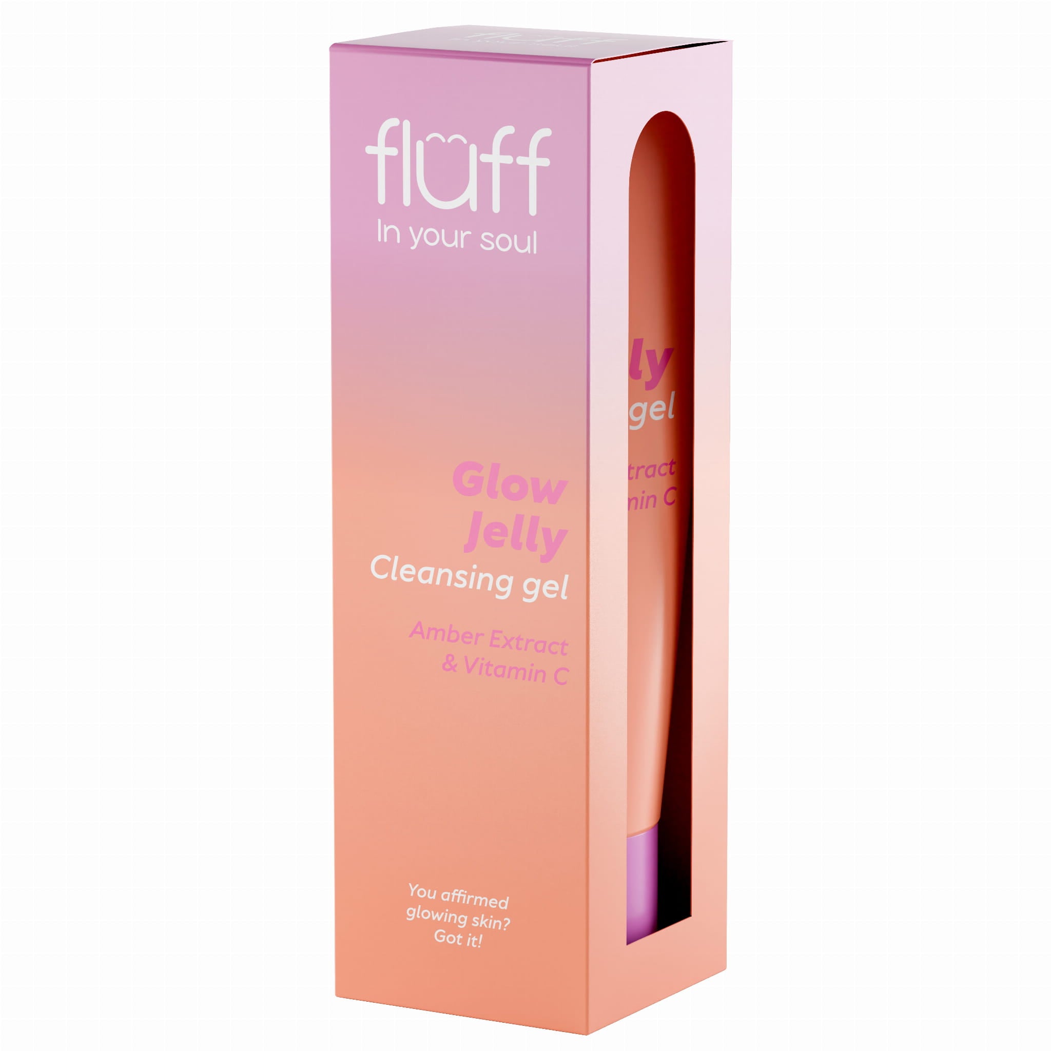 Fluff Żel Do Mycia Twarzy- Ekstrakt Z Bursztynu I Witamina C 100ml