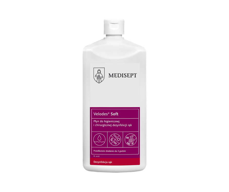 Velodes Soft Płyn Do Dezynfekcji Rąk 500ml