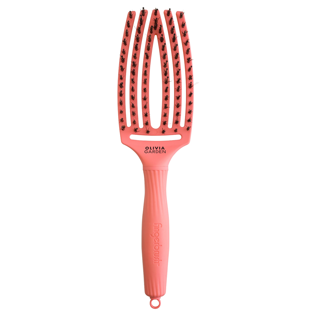 Olivia Garden Fingerbrush Szczotka Do Rozczesywania Fingerbrush Imperfection Radiant Peach - Brzoskwinia