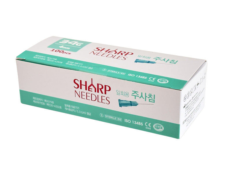 Ultra Cienkie Igły Do Mezoterapii Sharp Needles 34G X 4mm (0,18mm X 4mm) 1 Sztuka