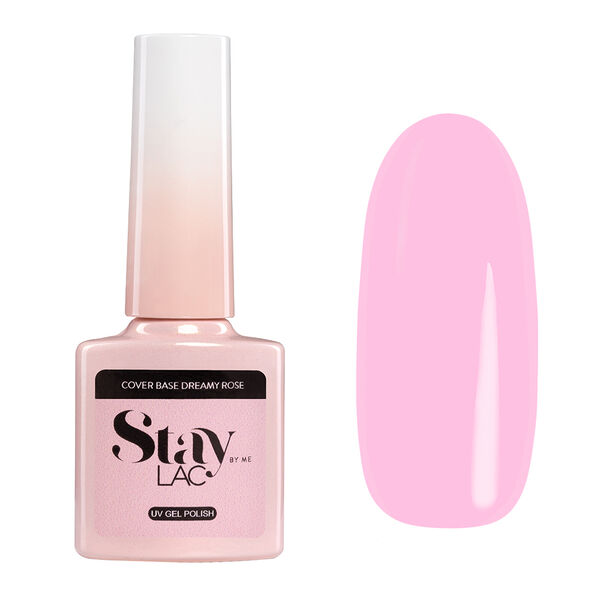 StayLac Hybrydowa Baza Do Paznokci Cover Base Dreamy Rose, 5 ml