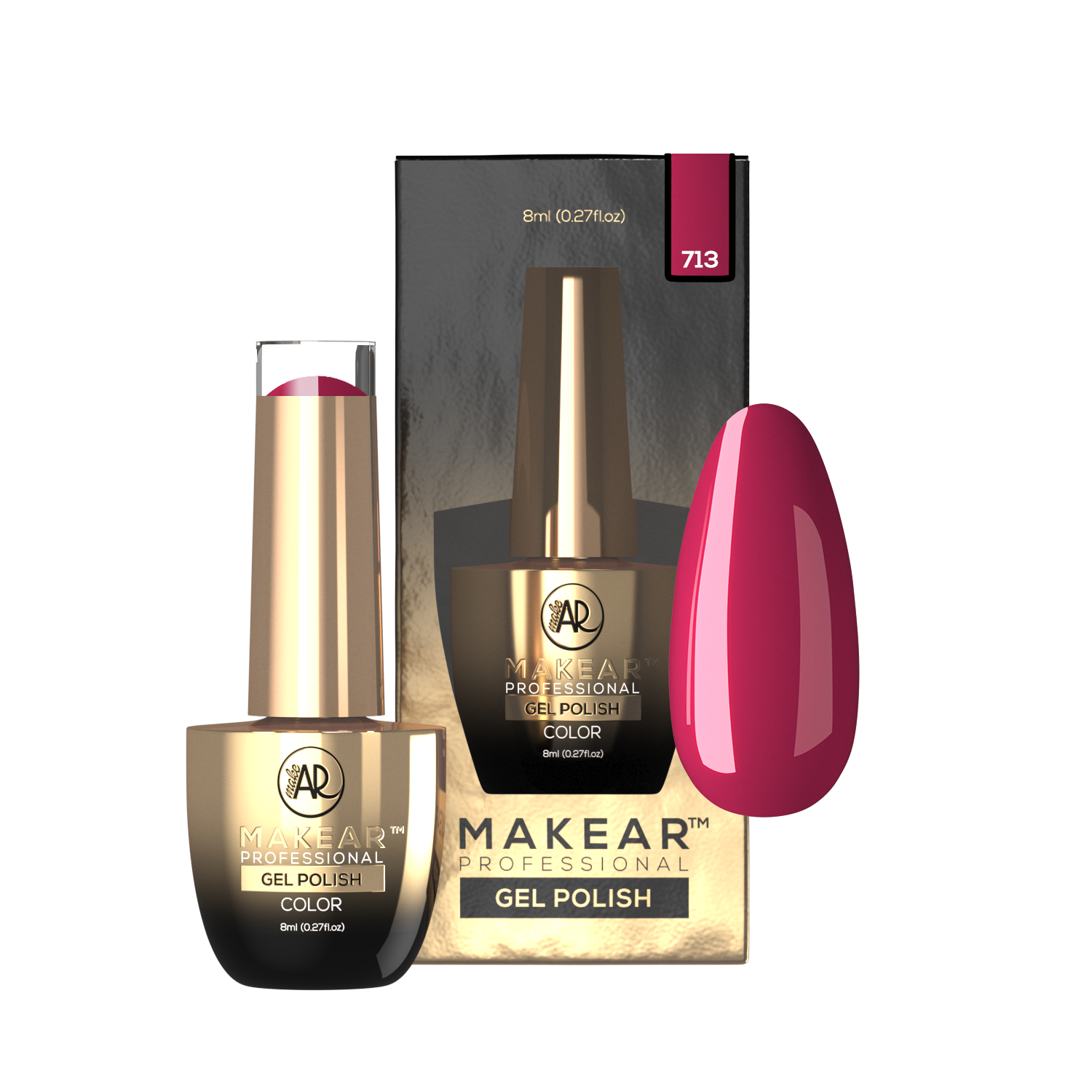 Makear Lakier Hybrydowy 713 Regular 8Ml